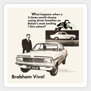 VAUXHALL VIVA BRABHAM - advert Magnet